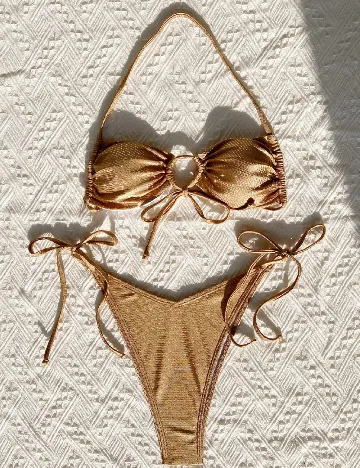 Costum de baie SHEIN, maro