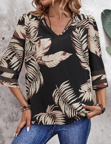 Bluza Emery Rose, negru