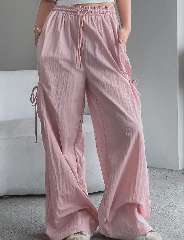 Pantaloni SHEIN, roz