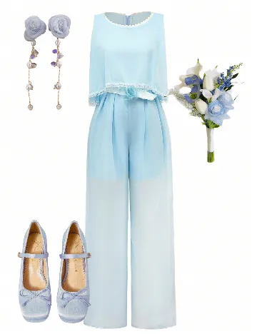 Salopeta SHEIN, bleu