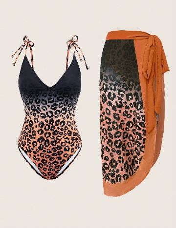 Costum de baie SHEIN, mix culori