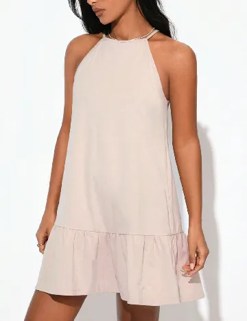 Rochie scurta SHEIN, bej