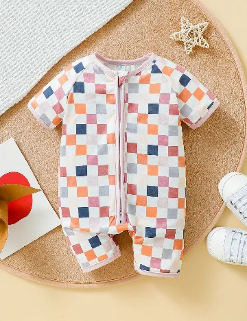 Salopeta Shein Kids, mix culori