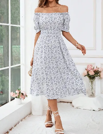 Rochie medie SHEIN, floral print