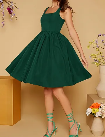 Rochie scurta SHEIN, verde