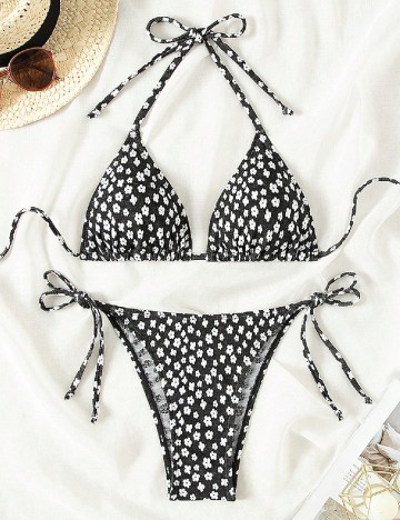 Costum de baie SHEIN, negru