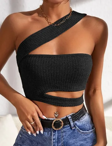 Top SHEIN, negru