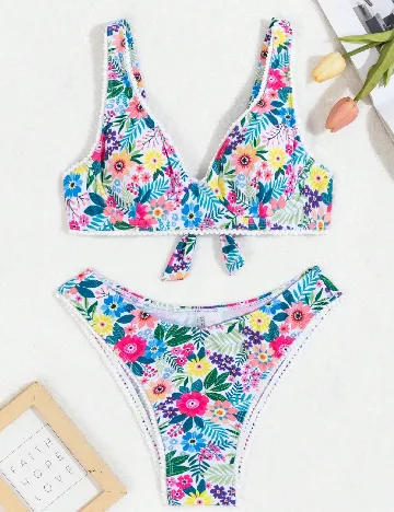 Costum de baie SHEIN, mix culori