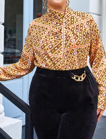 Bluza SHEIN CURVE, galben