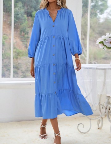 Rochie medie SHEIN, albastru