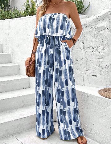 Salopeta SHEIN, albastru