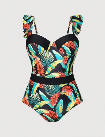 Costum de baie SHEIN, mix culori