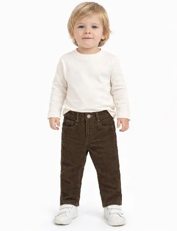 Pantaloni Zara, kaki