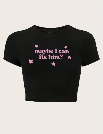 Top SHEIN CURVE, negru