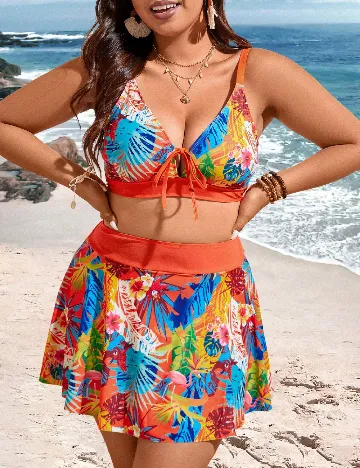 Costum de baie SHEIN, mix culori