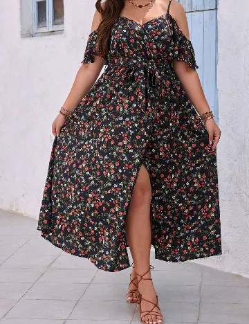 Rochie lunga SHEIN CURVE, floral
