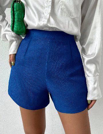 Pantaloni scurti SHEIN, albastru