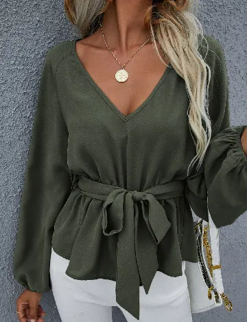 Bluza SHEIN, verde