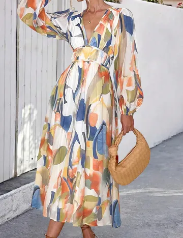 Rochie lunga SHEIN, mix culori