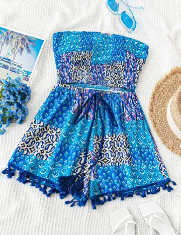 Salopeta SHEIN, albastru