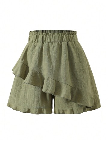 Pantaloni scurti Shein Kids, verde