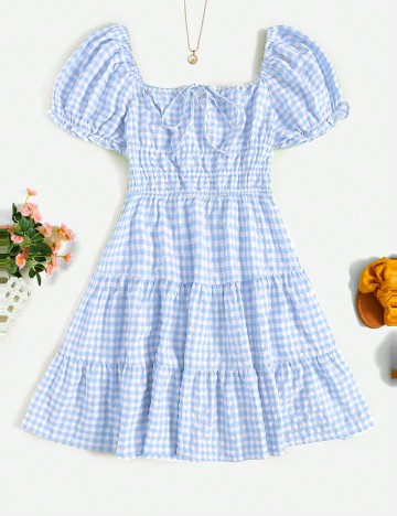 Rochie scurta SHEIN CURVE, albastru