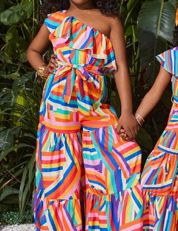 Salopeta Shein Kids, mix culori