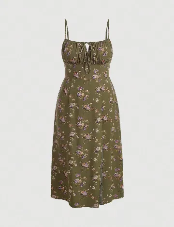 Rochie lunga SHEIN CURVE, verde