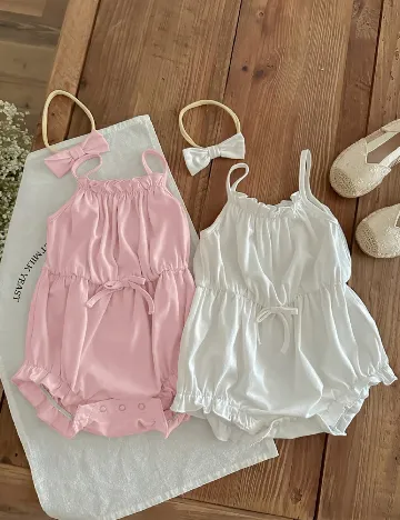 Set salopete 2 bucati Shein Kids, mix culori