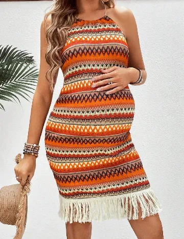 Rochie scurta SHEIN Maternity, mix culori