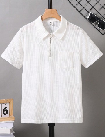 Tricou Shein Kids, alb