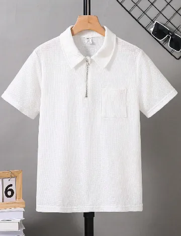 Tricou Shein Kids, alb