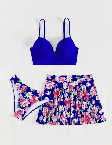 Compleu De Plaja SHEIN, albastru