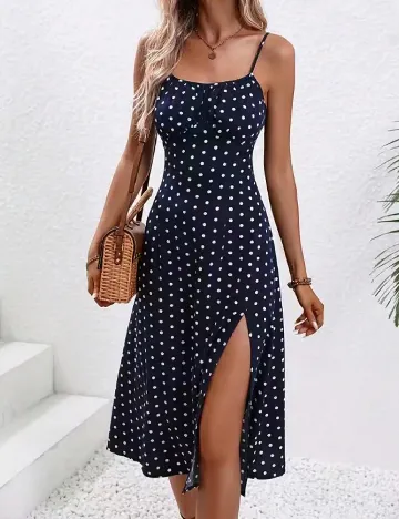 Rochie medie SHEIN, bleumarin