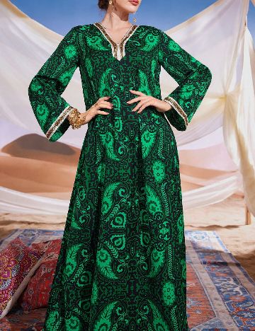 Rochie lunga SHEIN, verde