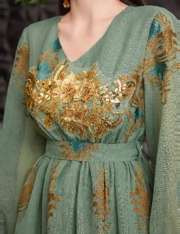 Rochie medie SHEIN, verde