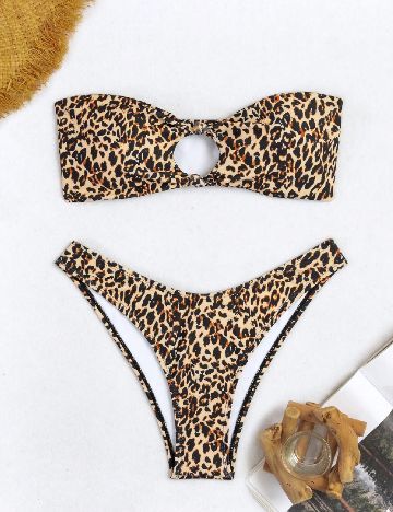 Costum de baie SHEIN, animal print
