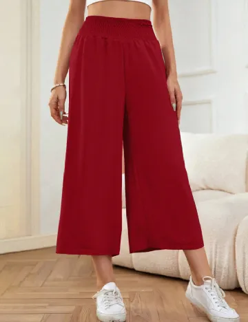 Pantaloni SHEIN, rosu