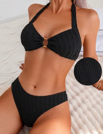 Costum de baie SHEIN, negru