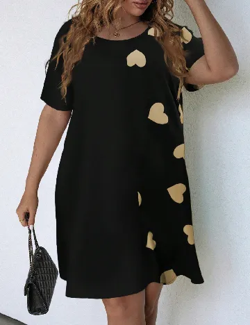 Rochie scurta SHEIN CURVE, negru