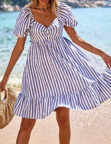 Rochie scurta SHEIN, albastru