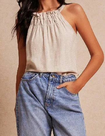 Top SHEIN CURVE, bej