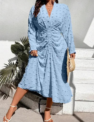 Rochie medie SHEIN CURVE, bleu