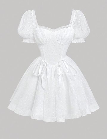 Rochie scurta SHEIN, alb