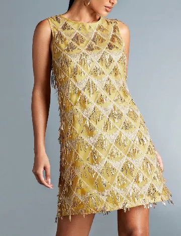 Rochie scurta SHEIN, galben