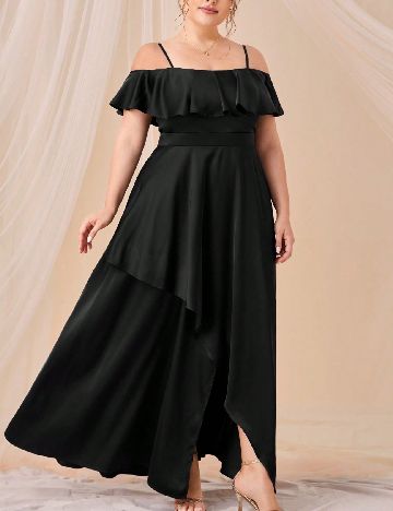 Rochie lunga SHEIN CURVE, negru