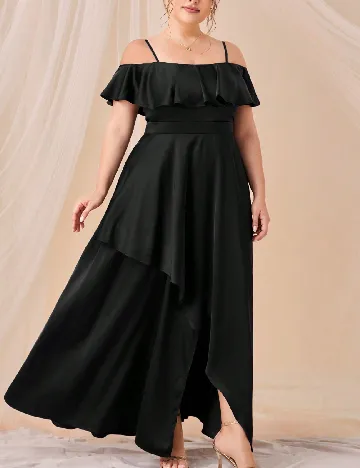 Rochie lunga SHEIN CURVE, negru