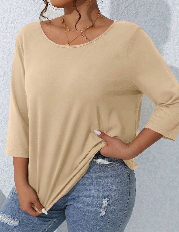 Bluza SHEIN CURVE, crem