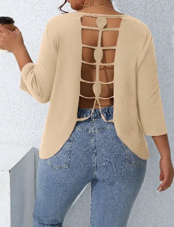 Bluza SHEIN CURVE, crem