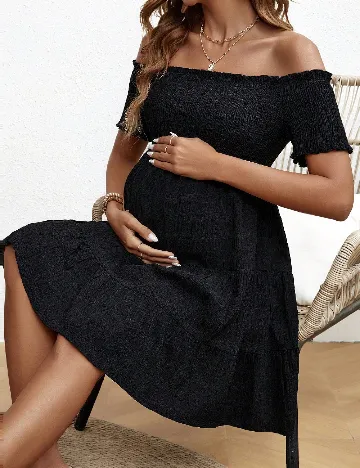 Rochie scurta SHEIN Maternity, negru